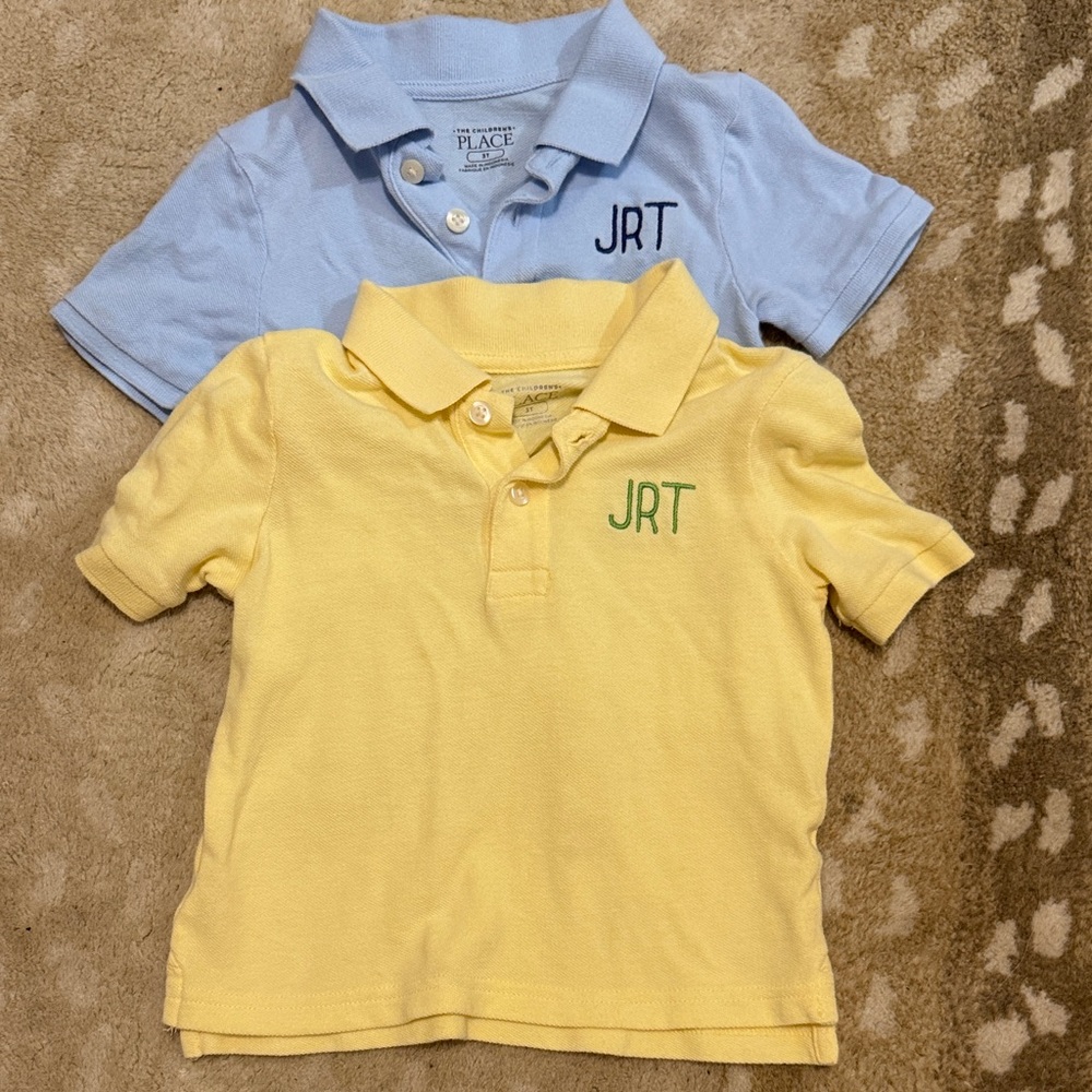 The Children's Place Polo Set - Light Blue and Yellow